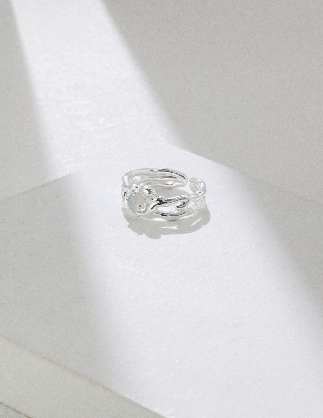 Liquid Series- The Sea Glinted Ring